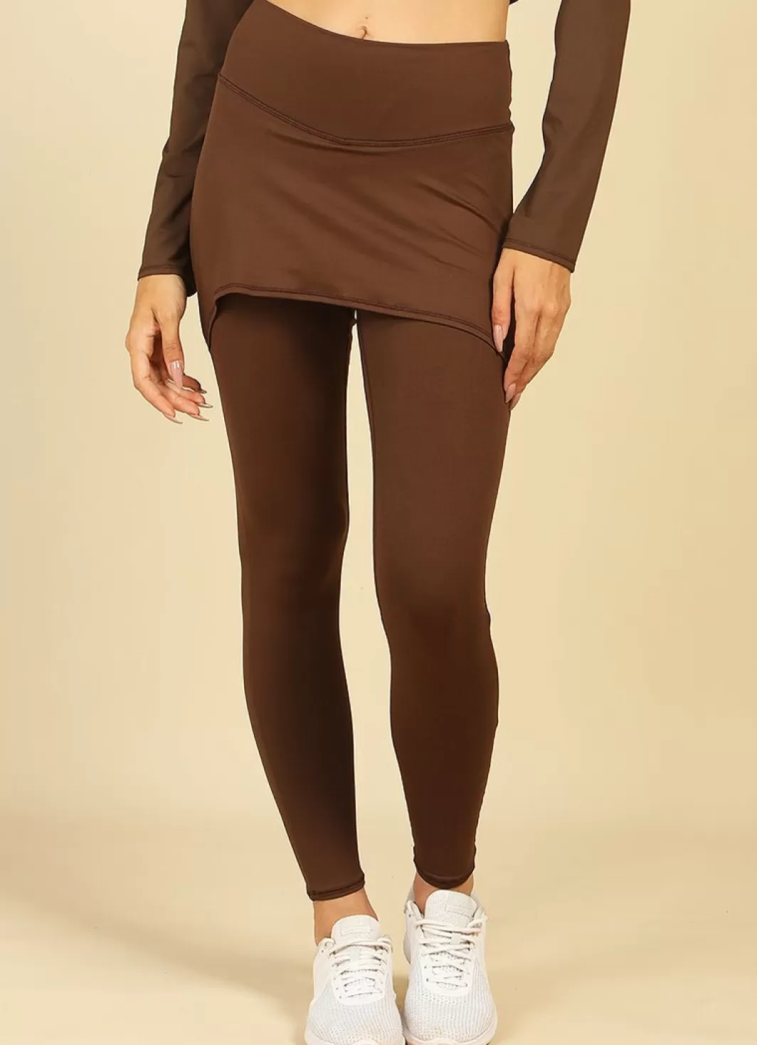 DonaJo skirted leggings & capris | skirted leggings & capris*Comfort Skirted Legging () Cafe Torrado