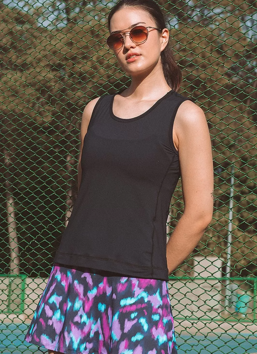 DonaJo tank tops*Court Tank () Black