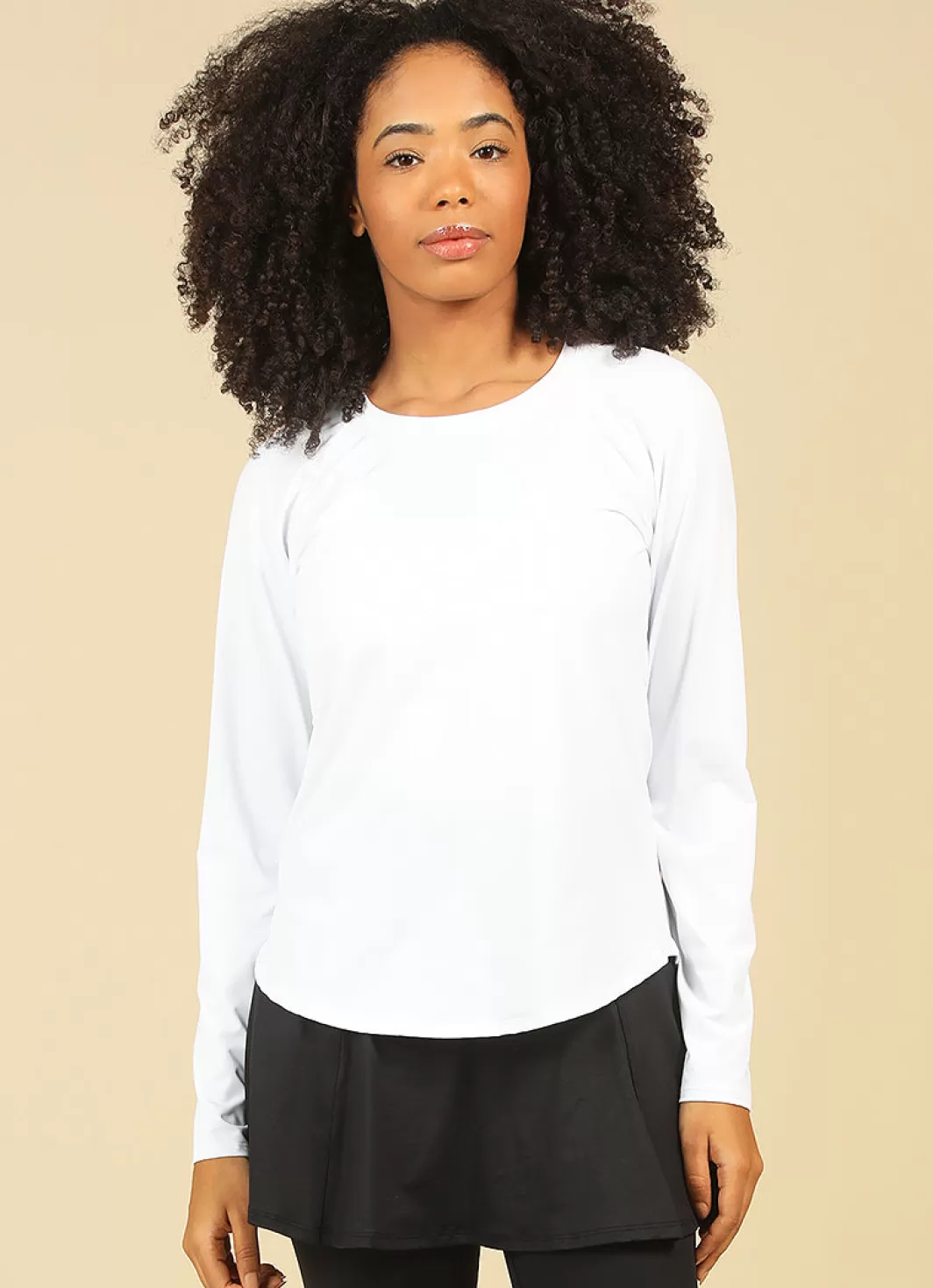 DonaJo long sleeve shirts*Endurance Top () White