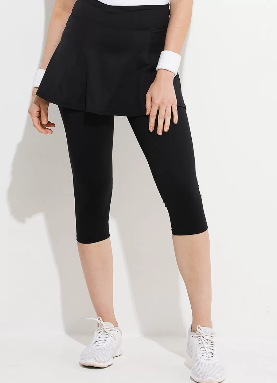 DonaJo skirted leggings & capris | skirted leggings & capris*Skirted Capri () Black