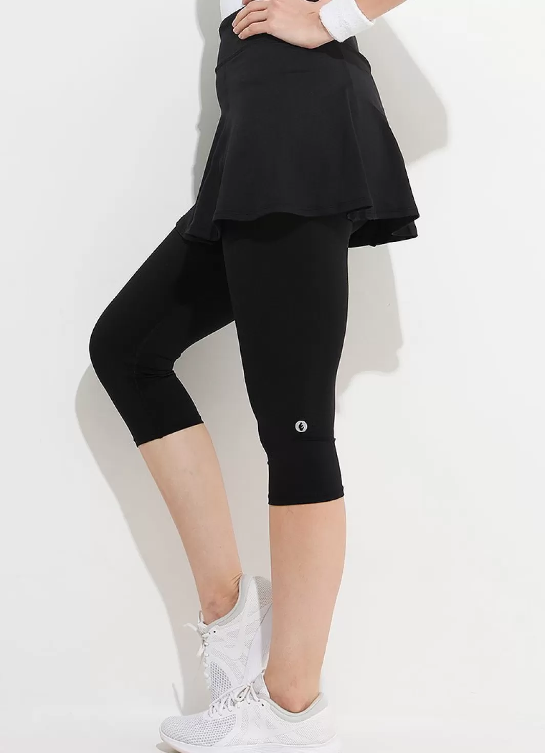 DonaJo skirted leggings & capris | skirted leggings & capris*Skirted Capri () Black