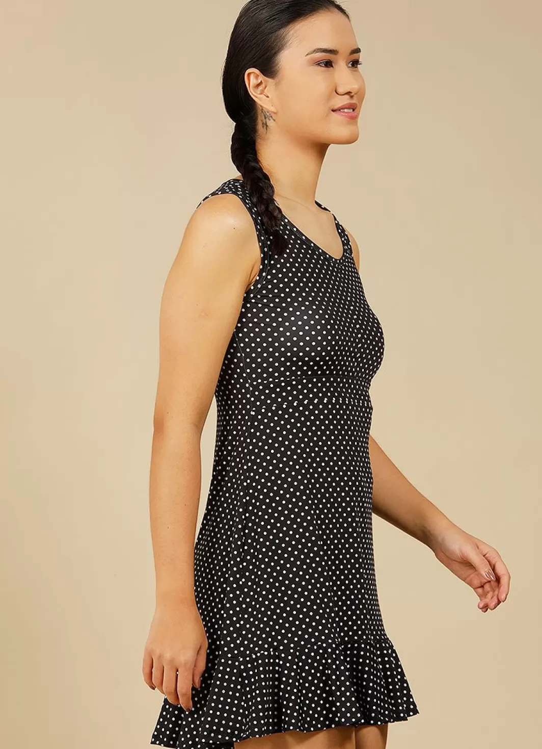 DonaJo dresses*Up Dress () Black Polka Dot